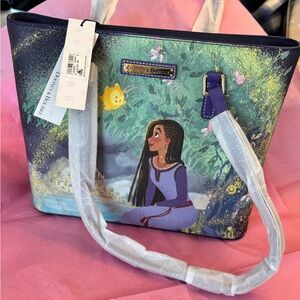 SALE! NWT Disney x Dooney & Bourke Medium Asha Wish Movie Leather Tote Bag
